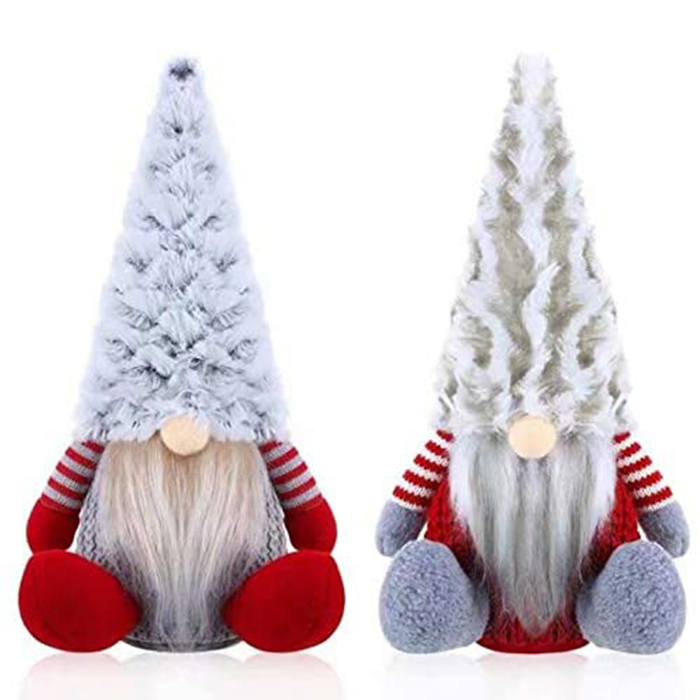 

2pcs Faceless Doll Santa Claus Party Christmas Decoration Home Ornament, 501 Original