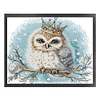 Crowned Owl-14CT Stamped Cross Stitch 27*22cm/10.63*8.66in tapestrymarket