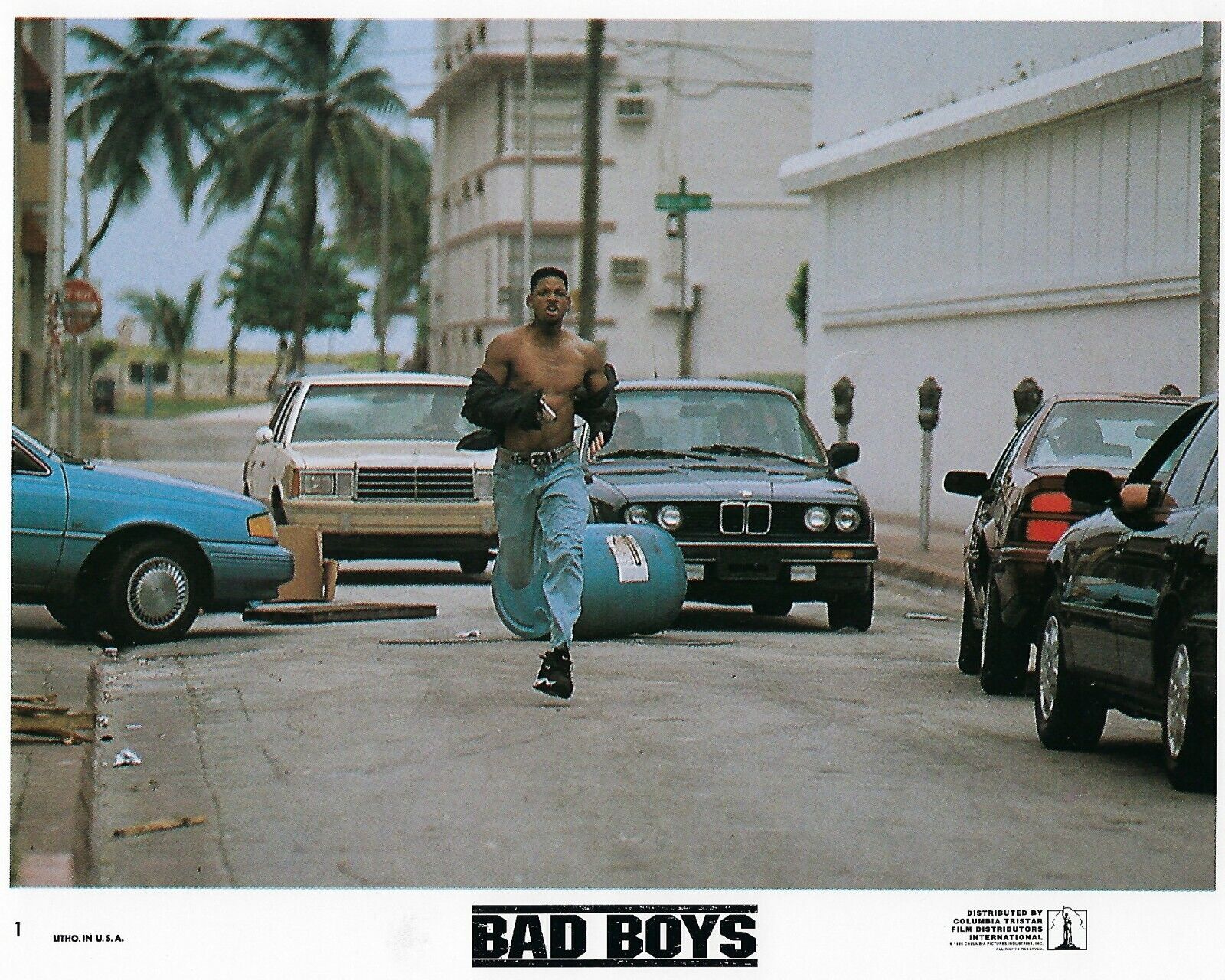 Bad Boys Original 8x10 Lobby Card Poster Photo Poster painting 1995 Smith Lawrence Leoni #1