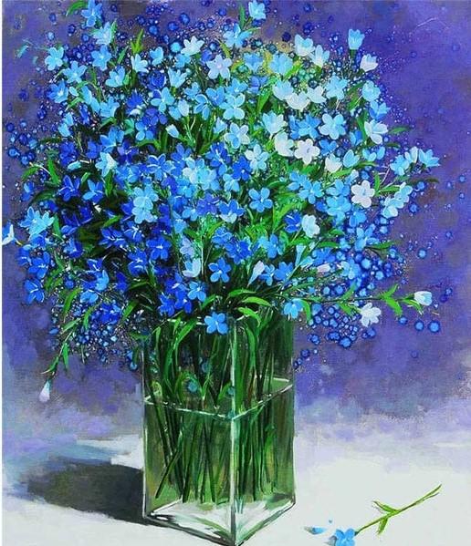

Periwinkle – Paint By Numbers - 40*50CM, 501 Original