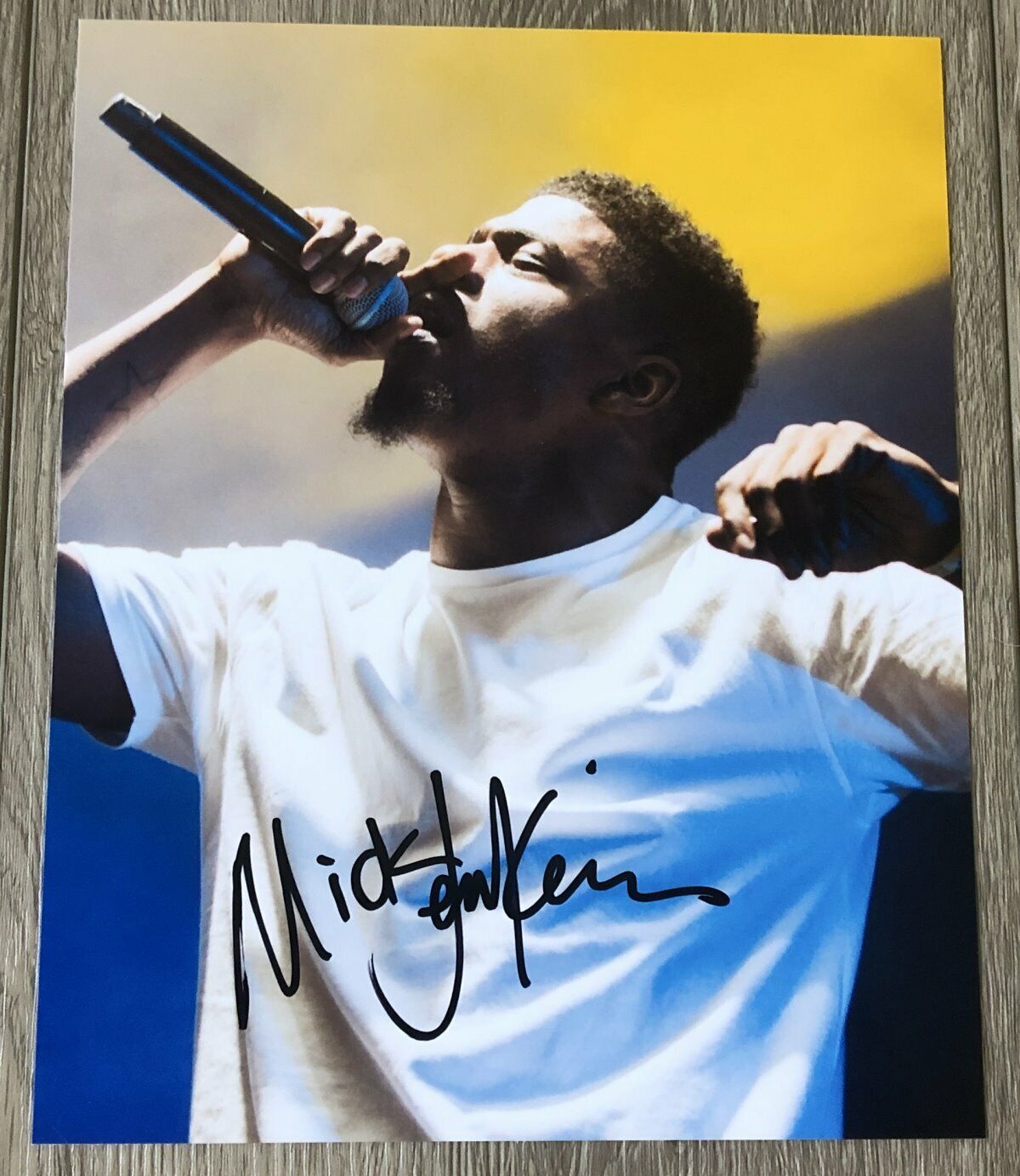 MICK JENKINS RAPPER SIGNED AUTOGRAPH THE HEALING COMPONENT 8x10 Photo Poster painting w/PROOF