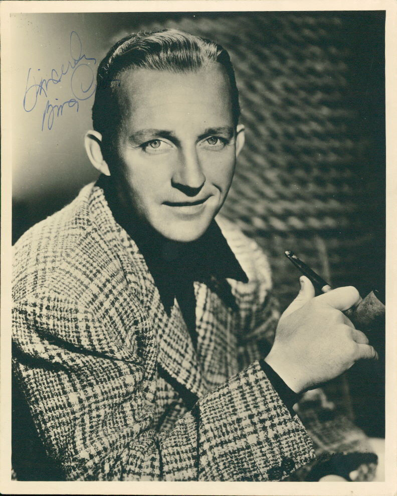 Bing Crosby (Vintage) signed Photo Poster painting COA