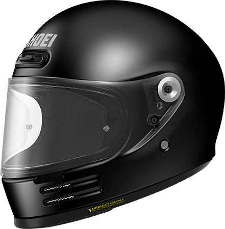 SHOEI Glamster bright black retro helmet motorcycle full face helmet