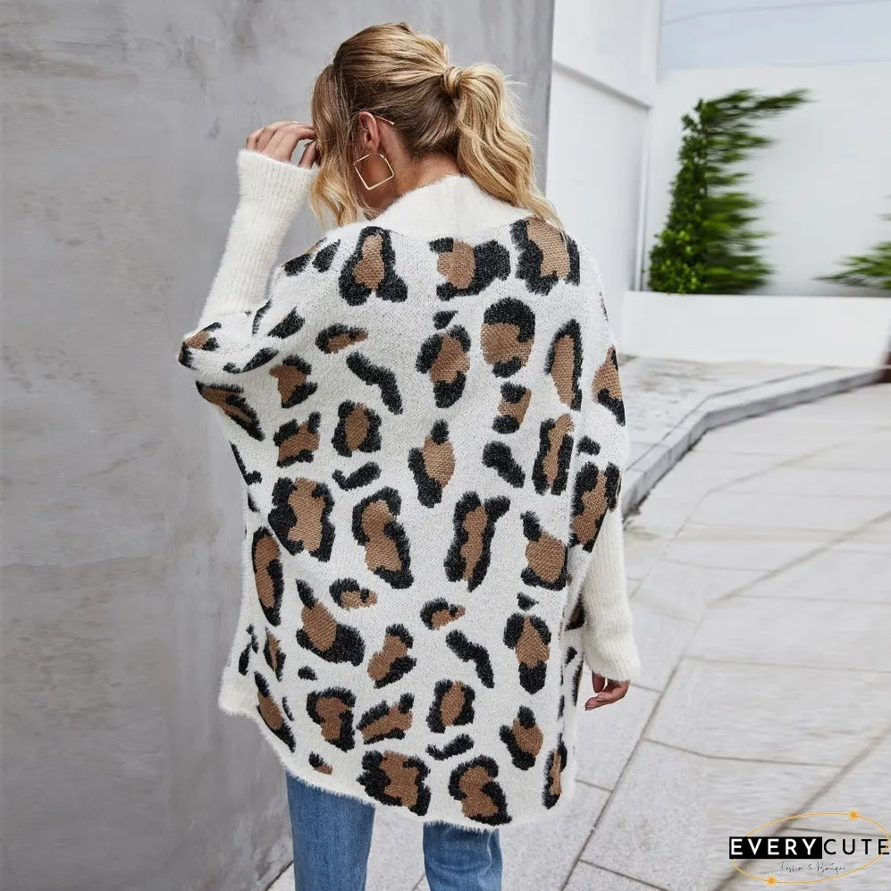 Women's Winter Large Personality Fashion Leopard Print Coats