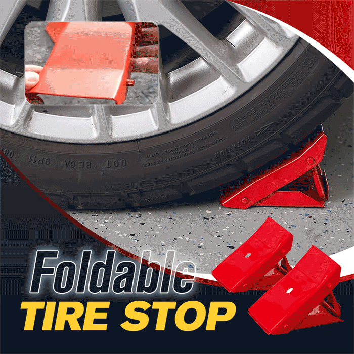 Foldable Tire Stop