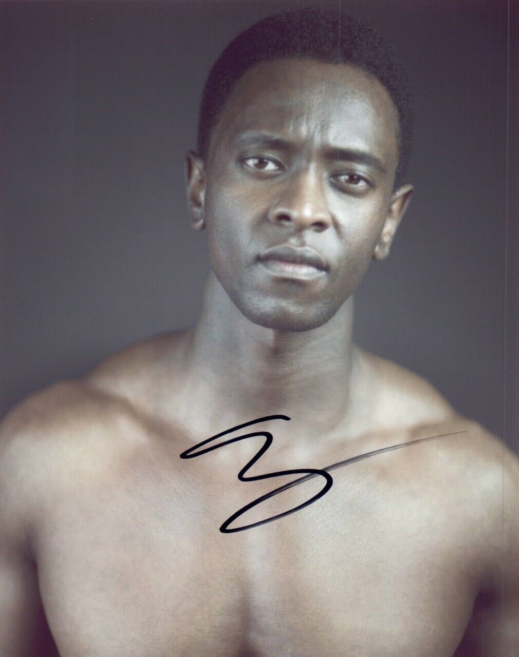 Edi Gathegi Signed Autographed 8x10 Photo Poster painting Twilight Actor Shirtless COA