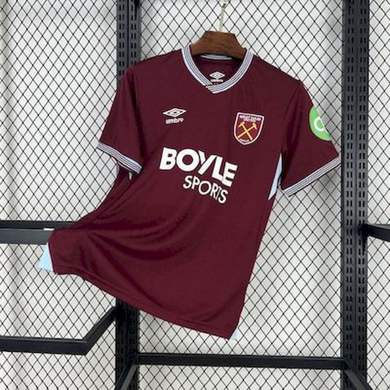 West Ham United 2025/26 Home Jersey 1:1  Thai quality