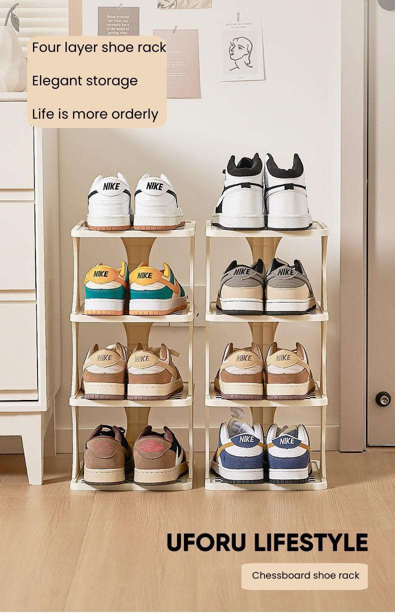 UFORU 6/9-layer vertical detachable shoe storage rack 1 modern shoe rack shoe cabinet gift storage rack home storage rack home storage supplies Footwear Organization