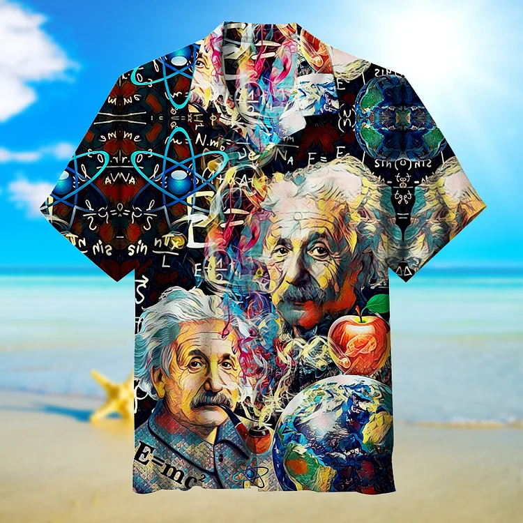 Albert EinsteinlUnisex Hawaiian Shirt