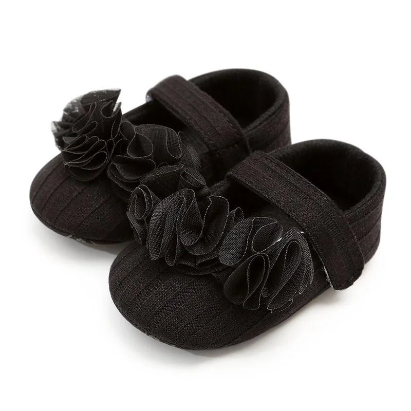 Baby Girls Cotton Shoes Retro Spring Autumn Toddlers Prewalkers Cotton Shoes Infant Soft Bottom First Walkers 0-18M