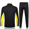 Joyfball 2024/2025 Dortmund Long Zipped Jacket Black Soccer Jersey 1:1 Thai Quality 