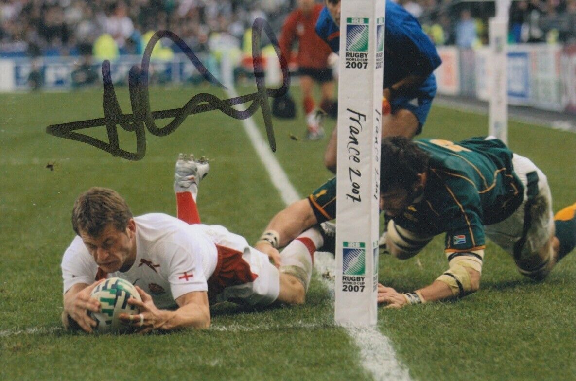 MARK CUETO HAND SIGNED 6X4 Photo Poster painting ENGLAND RUGBY UNION AUTOGRAPH 4