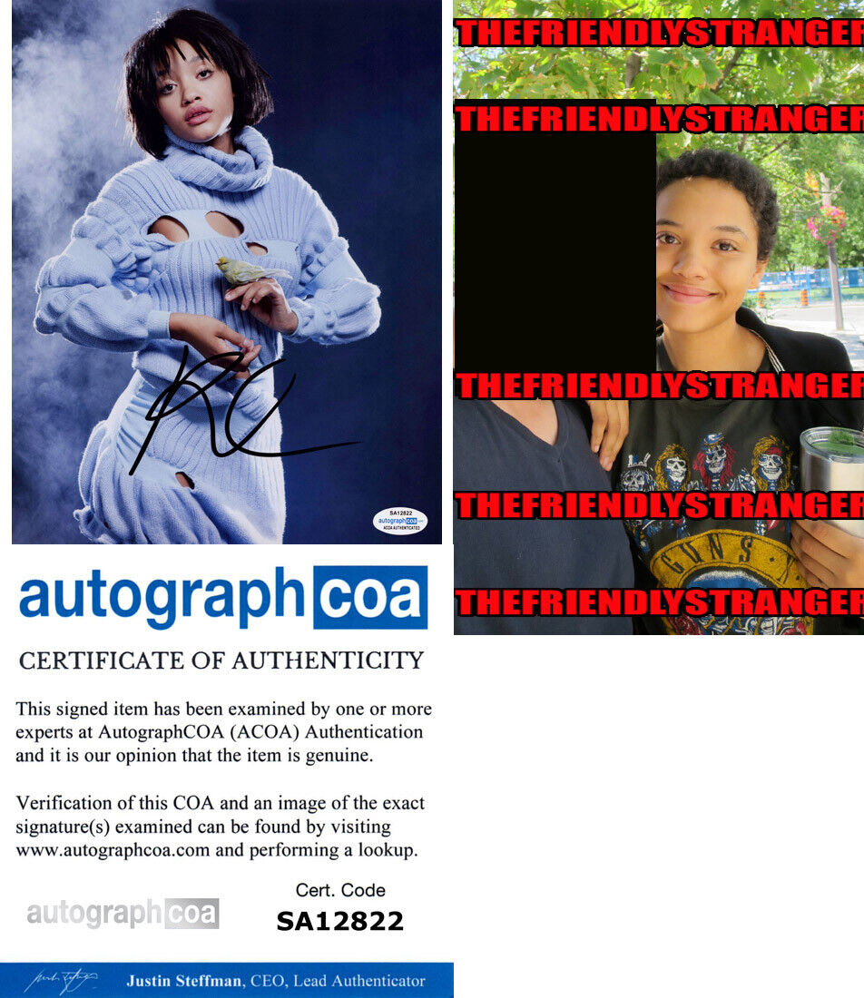 KIERSEY CLEMONS signed Autographed 8X10 Photo Poster painting c PROOF - Hot SEXY Dope ACOA COA