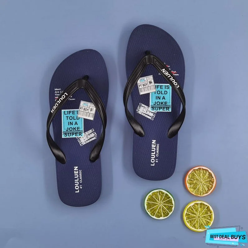 Men's Summer Outdoor Flip-flops Couple Beach Flip Flops