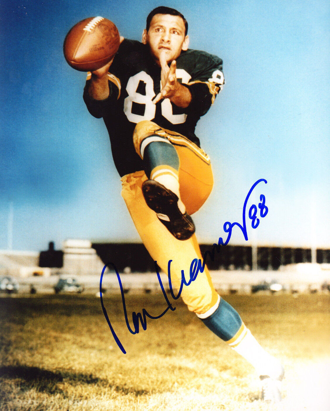 RON KRAMER AUTOGRAPH SIGNED 8X10 Photo Poster painting COA GREEN BAY PACKERS