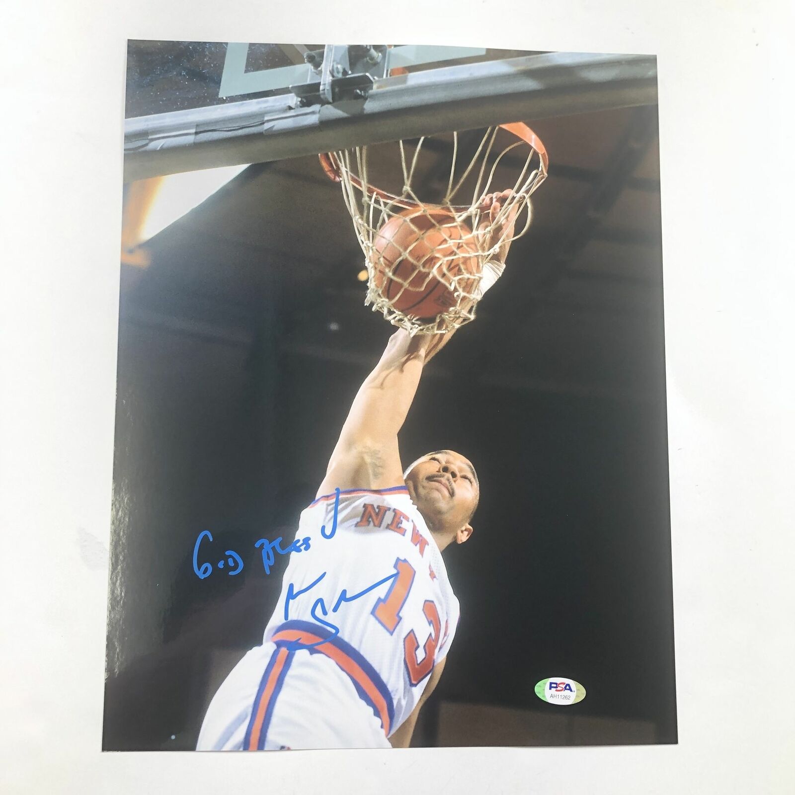 Mark Jackson signed 11x14 Photo Poster painting PSA/DNA New York Knicks Autographed