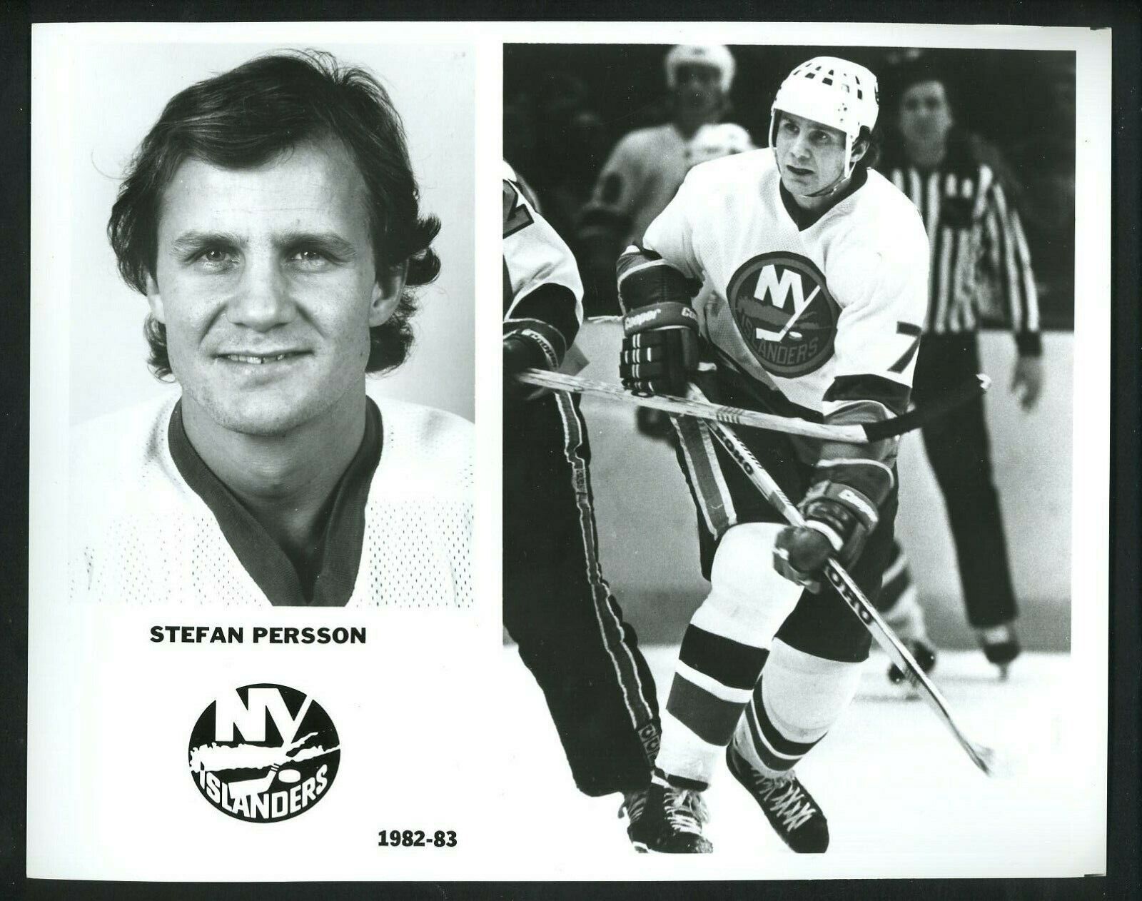 Stefan Persson New York Islanders team issued 1982 Press Photo Poster painting