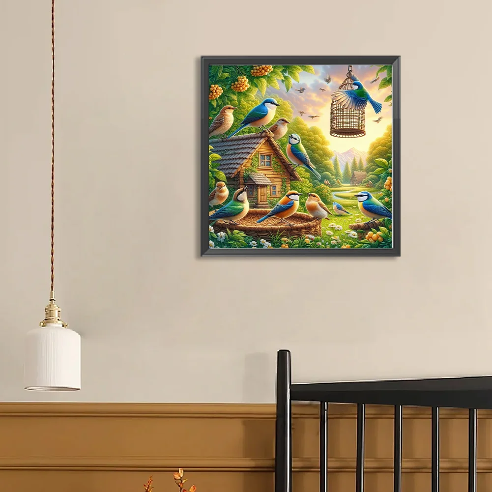 Diamond Painting - Full Round Drill - Bird Nest(Canvas|40*40cm)