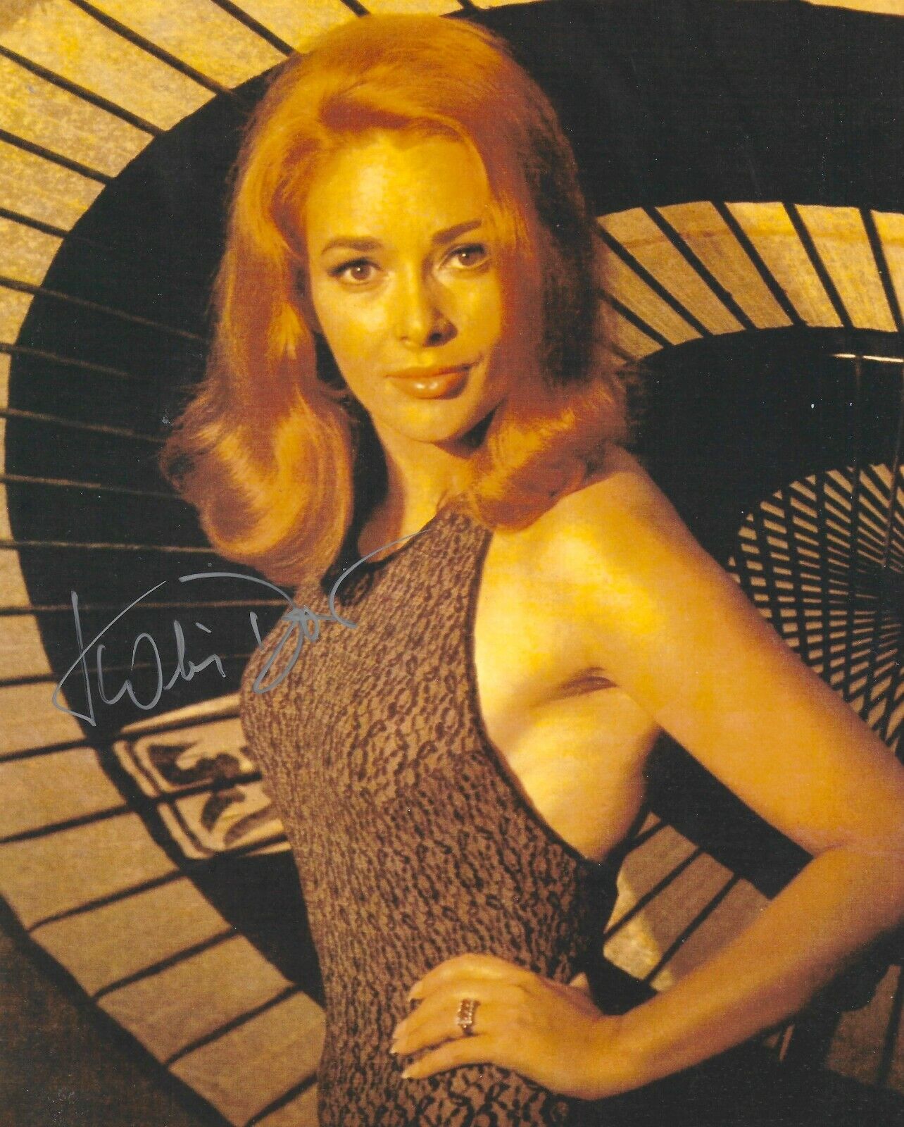 KARIN DOR SIGNED 007 JAMES BOND 8x10 Photo Poster painting 2 UACC & AFTAL RD AUTOGRAPH