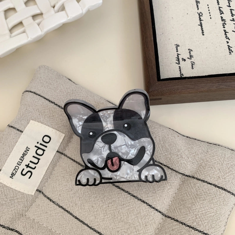 Women’s Cute Dog Arylic Hair Claws