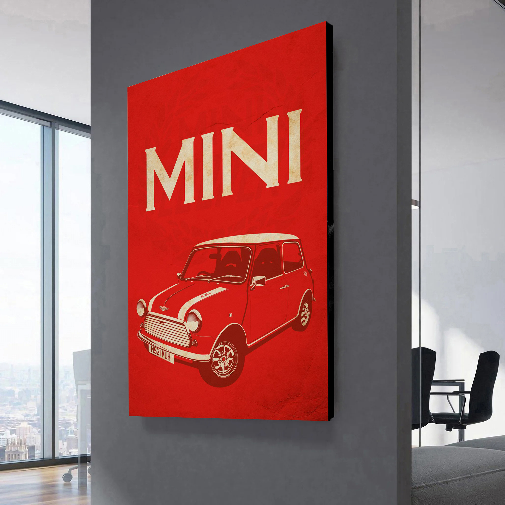 BMW Mini Canvas Wall Art 