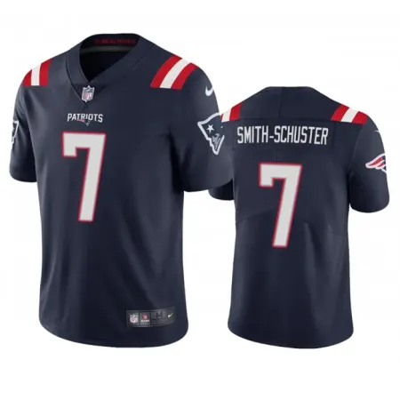 Men's New England Patriots #7 JuJu Smith-Schuster Navy Vapor Untouchable Stitched Football Jersey