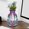 Vase Mandala En Bois-Ornement De Bricolage