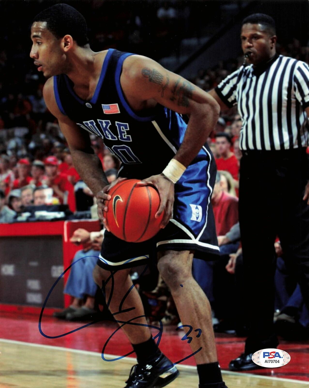 Dahntay Jones signed 8x10 Photo Poster painting PSA/DNA Duke Blue Devils Autographed