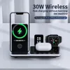 4-in-1 Electric Lifting Multifunctional Wireless Charger 30W Output Power Compatible With Any Device That Supports Wireless Charging
