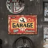 Garage de papa - Panneaux en &eacute;tain m&eacute;tallique(20*30cm/30*40cm) - Garage