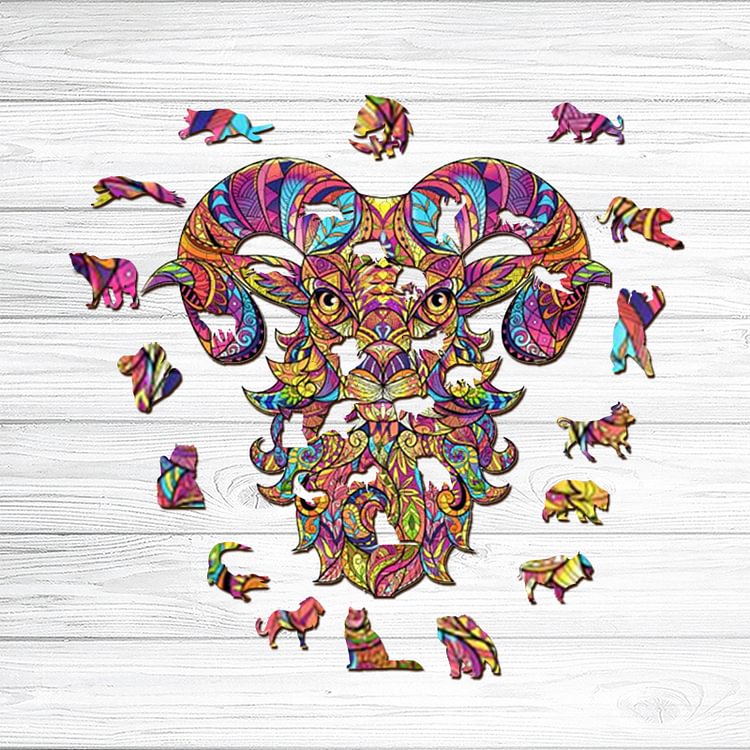Sunnypuzzle™-Beautiful Goat Jigsaw