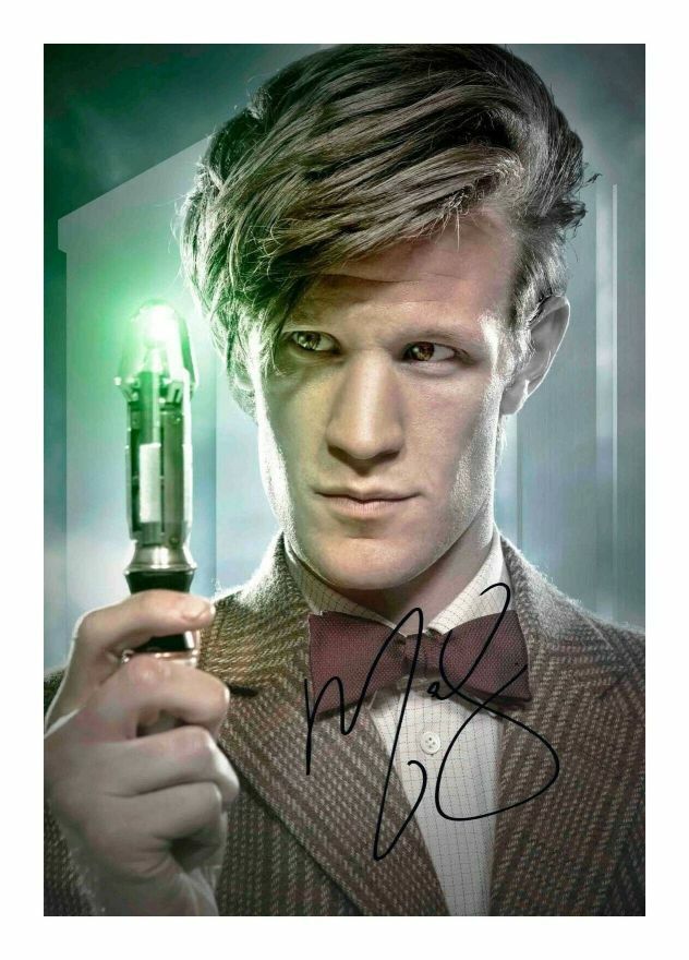 MATT SMITH AUTOGRAPH SIGNED PP Photo Poster painting POSTER