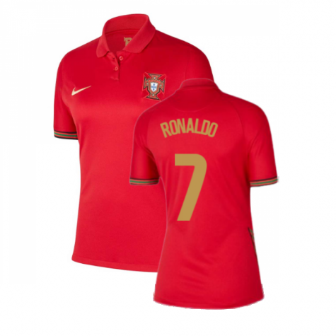 Frauen Portugal Cristiano Ronaldo 7 Home Trikot 2020-2021