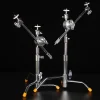 Mini Desktop Magic Leg Stand Mobile Phone Video LED Fill Light Stand With 360 Degree Rotating Crossbar Small Gimbal With Mobile Phone Clip Small C Stand