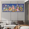 (Grande Taille) Dessin Animé-Peinture Diamant Ronde Complète-80*30CM