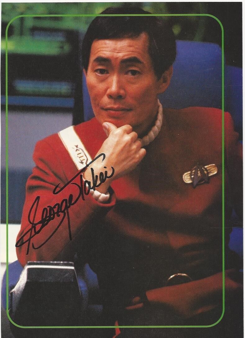 George Takei - Star Trek VI signed Photo Poster painting