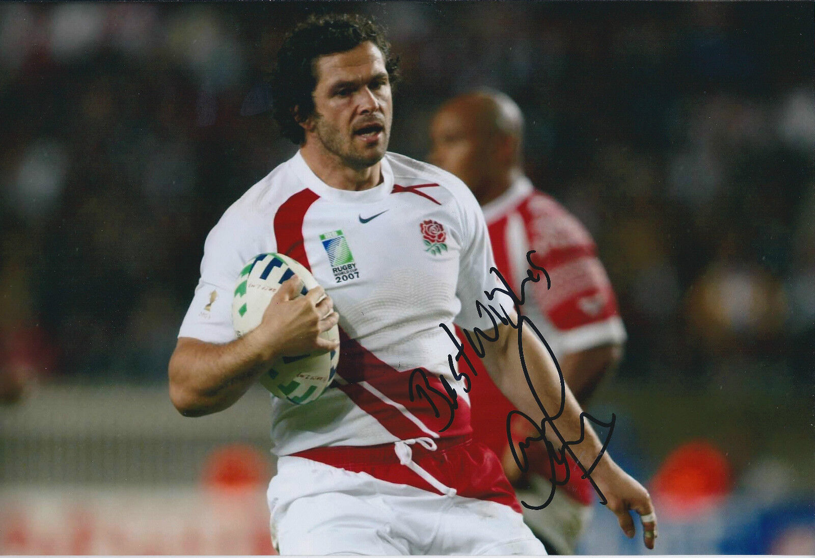 Andy FARRELL Signed Autograph 12x8 Photo Poster painting AFTAL COA RUGBY Union RFU Saracens