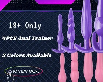 pornhint Pornhint CandyHush 4PCS Anal Trainer Beginner Set Butt Plug Dildo Beads Prostate Massager Sexytoy for couple MATURE  Discreet Shipping Guaranteed!