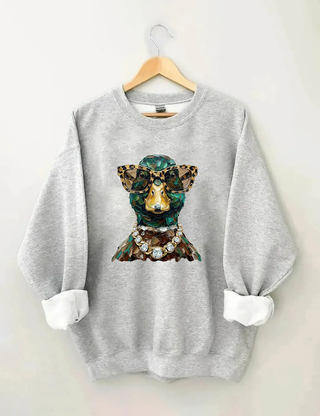 Glam Mallard Duck Hunting Lover Sweatshirt