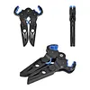 2 Sizes Archery Compound Bow Stand Lightweight Portable Rubber ABS Foldable Hunting Bow Holder Rack for Bowhunting Accessories