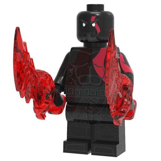 Kratos (Fear Kratos) God of War Custom Video Game Minifigure Minifigure Bricks monstertoys