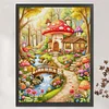 Mushroom Greenhouse-14CT Stamped Cross Stitch Egyptian Cotton 63*80cm/24.8*31.5in (Big Size) tapestrymarket