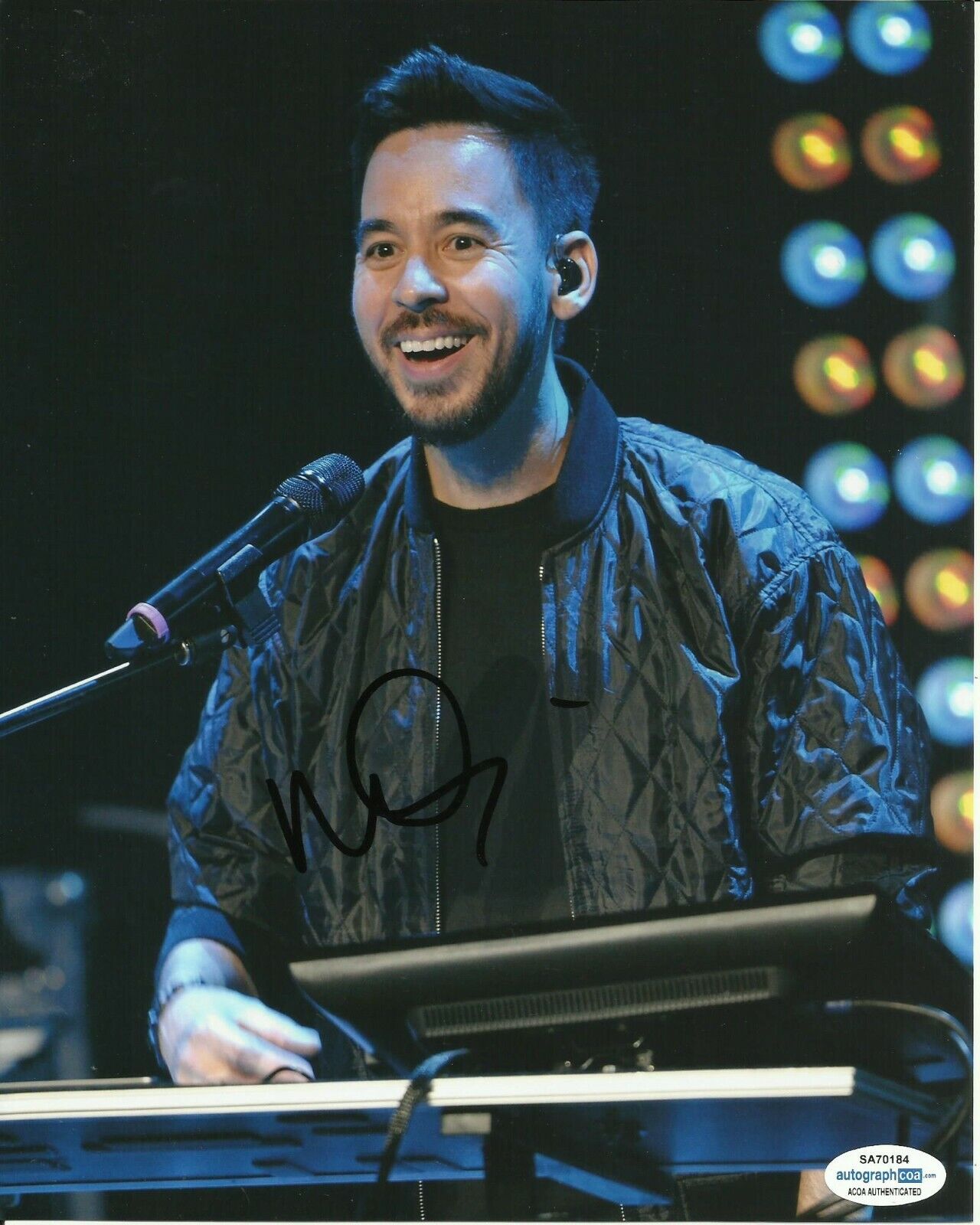 MIKE SHINODA SIGNED LINKIN PARK Photo Poster painting UACC REG 242 (1) ALSO ACOA CERTIFIED