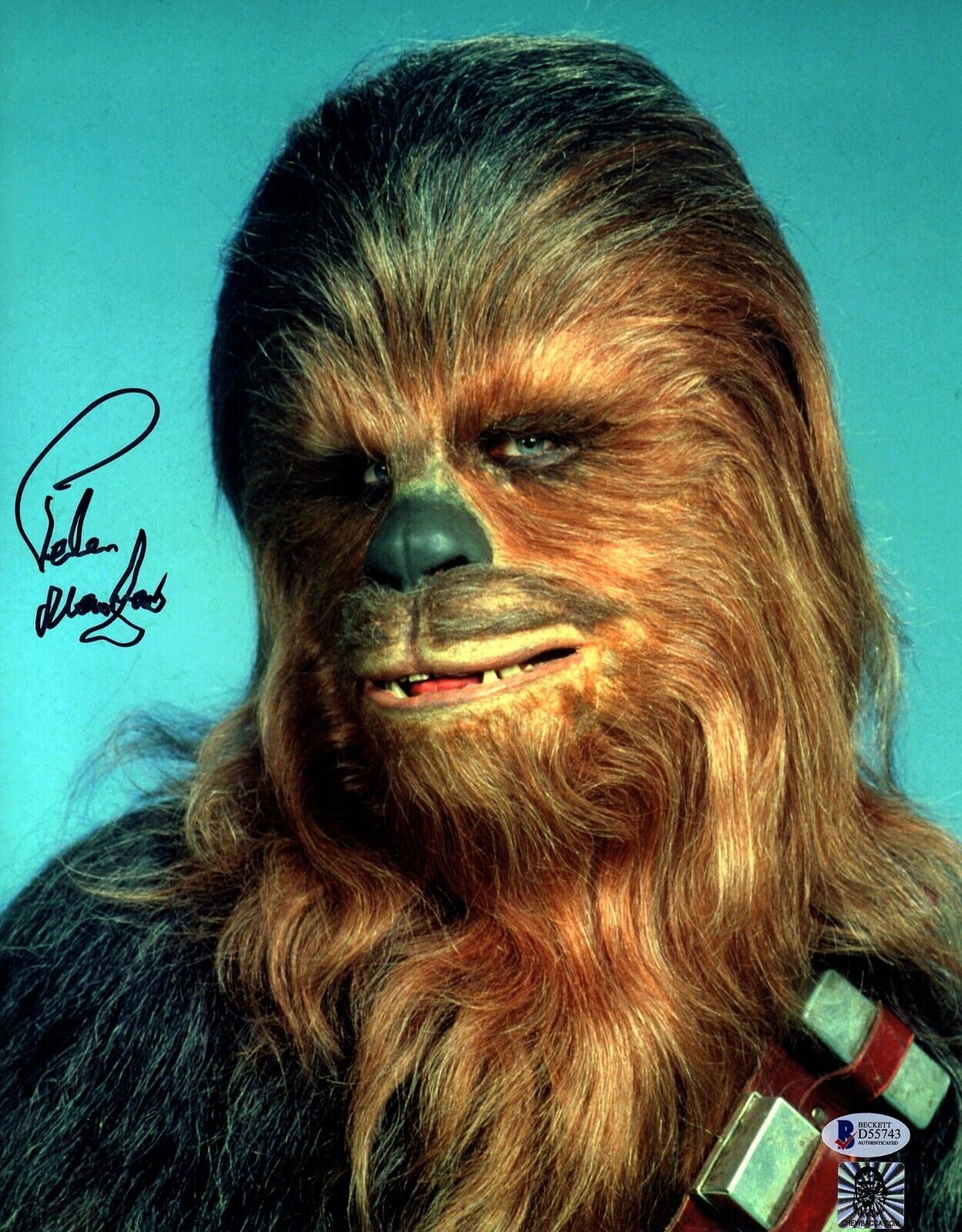 PETER MAYHEW Signed STAR WARS Chewbacca