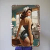 Pin Up Girls - Vintage Metal Signs - 20*30cm/30*40cm