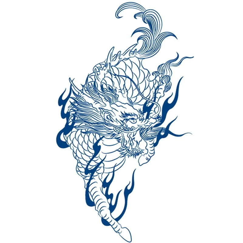 Juice Ink Tattoos Body Art Lasting Waterproof Temporary Tattoo Sticker Scorpion Snake Tatoo Arm Fake Sun Tatto Women Men