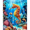 (40*50cm)Seahorse - Full Round Drill Diamond Painting