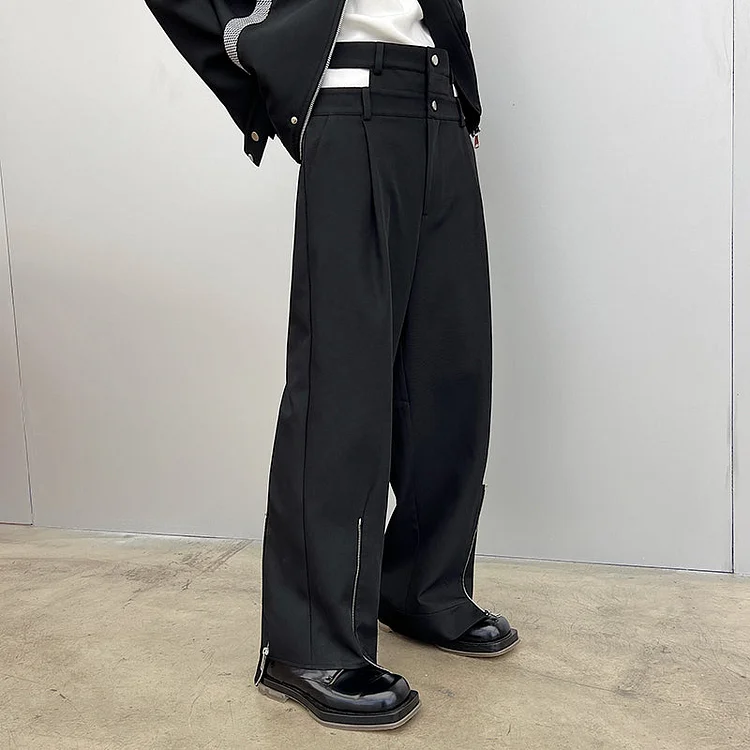 W0406P105 Metsoul Darkwear Pants-dark style-men's clothing-halloween