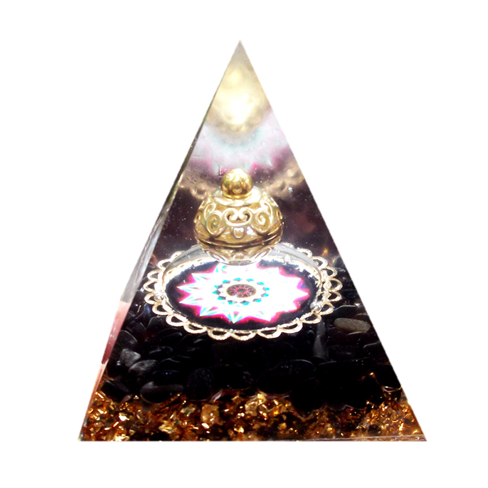 

5cm Natural Orgonite Pyramid Chakra, 501 Original