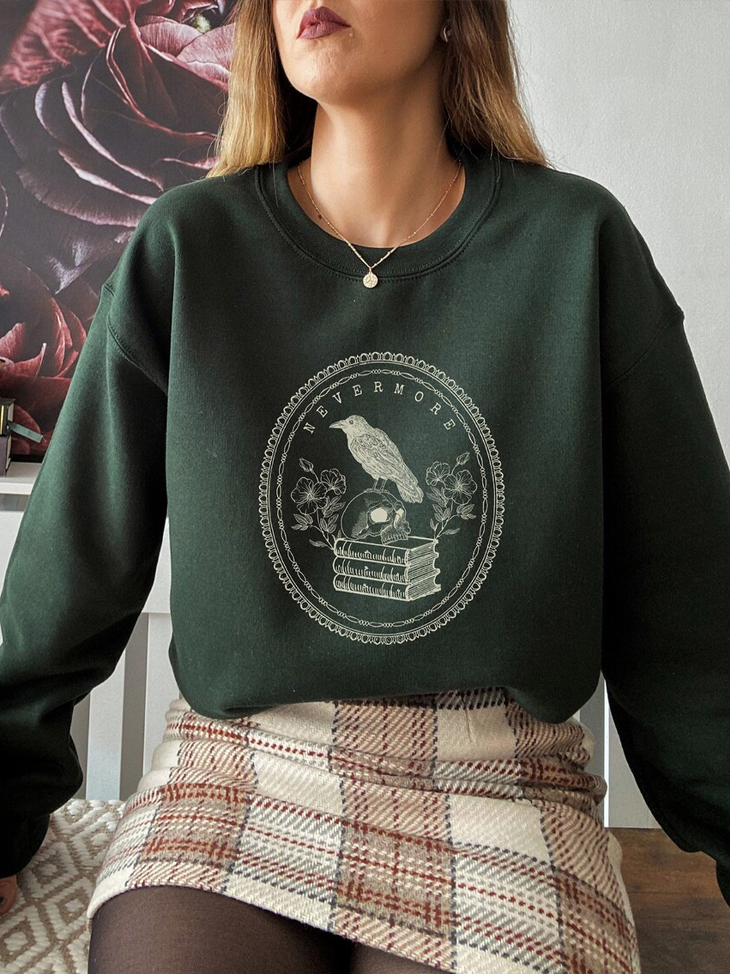 Dark Academia Clothing Bookish Literature Sweatshirt / TECHWEAR CLUB / Techwear